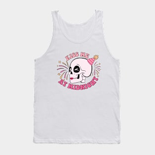 Kiss Me At Midnight Happy New Year Tank Top